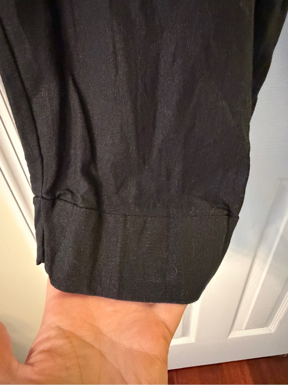 Zara Black Cropped Ankle Pants - Picture 3 of 9